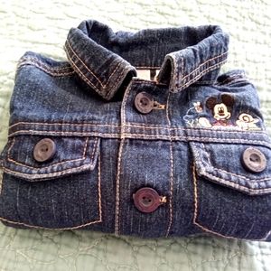 Disney Baby Jean Jacket  0-3 months